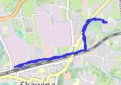 Trasa z dnia 2018-01-17 13:08 - mapa trasy gps - bieganie