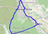 Trasa z dnia 2018-01-18 12:12 - mapa trasy gps - rower trekkingowy