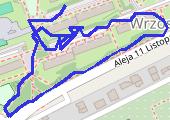 Trasa z dnia 2018-01-18 19:42 - mapa trasy gps - marsz