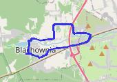 Wieczorny jogging - mapa trasy gps - bieganie
