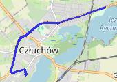 Trasa z dnia 2018-01-19 22:40 - mapa trasy gps - bieganie