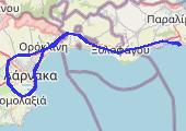 Trasa z dnia 2018-01-20 20:10 - mapa trasy gps - samochód