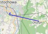 Trasa z dnia 2018-01-23 16:57 - mapa trasy gps - marsz