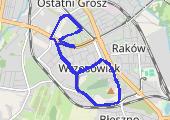 Trasa z dnia 2018-01-24 20:07 - mapa trasy gps - marsz
