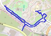 Trasa z dnia 2018-01-25 18:09 - mapa trasy gps - spacer