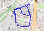 Trasa z dnia 2018-01-30 10:05 - mapa trasy gps - spacer