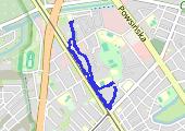 Trasa 639 - mapa trasy gps - spacer