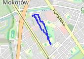 Trasa 641 - mapa trasy gps - spacer