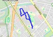 Trasa 643 - mapa trasy gps - spacer