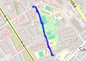 Trasa 647 - mapa trasy gps - spacer