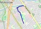 Trasa 648 - mapa trasy gps - spacer