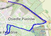 Trasa z dnia 2018-02-01 19:17 - mapa trasy gps - bieganie