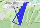 Trasa z dnia 2018-01-26 21:12 - mapa trasy gps - snowboard