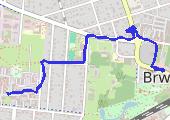Trasa z dnia 2018-02-04 10:35 - mapa trasy gps - spacer
