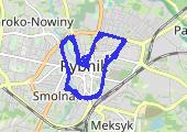 4 polmaraton ksiezycowy - Rybnik - mapa trasy gps - bieganie