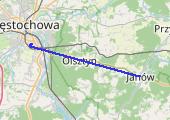 Trasa z dnia 2018-02-07 16:43 - mapa trasy gps - marsz