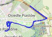 Trasa z dnia 2018-02-07 18:49 - mapa trasy gps - bieganie
