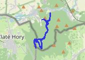 Biskupia Kopa o poranku - mapa trasy gps - marsz