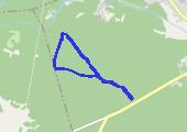 Trasa z dnia 2018-02-11 18:25 - mapa trasy gps - rower górski
