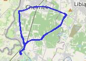 Trasa z dnia 2013-06-29 19:25 - mapa trasy gps - rower szosowy