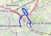 Trasa z dnia 2018-01-06 11:25 - mapa trasy gps - wędrówka