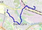 Trasa z dnia 2016-11-19 12:21 - mapa trasy gps - wędrówka