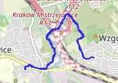 Trasa z dnia 2017-01-24 17:36 - mapa trasy gps - wędrówka