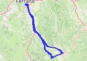 2011-02-20 Le Puy en Valey - mapa trasy gps - samochód