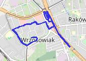 Trasa z dnia 2018-02-21 06:18 - mapa trasy gps - marsz