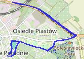 Trasa z dnia 2018-02-21 18:40 - mapa trasy gps - bieganie