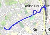 Trasa z dnia 2018-02-23 19:27 - mapa trasy gps - spacer