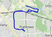 Trasa z dnia 2018-02-24 19:08 - mapa trasy gps - bieganie