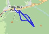 Trasa z dnia 2018-02-24 14:11 - mapa trasy gps - snowboard