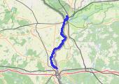 Trasa z dnia 2013-06-30 18:22 - mapa trasy gps - rower szosowy