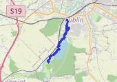 OBW1 4km + BC2 10km  + trucht 2km - mapa trasy gps - bieganie