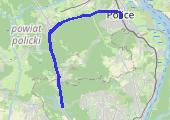 Trasa z dnia 2018-03-11 13:18 - mapa trasy gps - rower górski