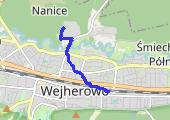 Krwiodawstwo - mapa trasy gps - spacer
