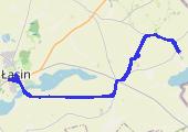 Jazda - mapa trasy gps - rower szosowy