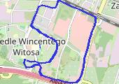Trasa z dnia 2018-03-12 18:37 - mapa trasy gps - bieganie