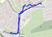 Trasa z dnia 2018-03-13 09:59 - mapa trasy gps - marsz