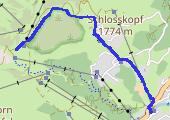 Trasa z dnia 2018-03-15 12:33 - mapa trasy gps - snowboard