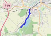OBW1 4km + BC2 10km + trucht 2km - mapa trasy gps - bieganie