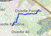 Trasa z dnia 2018-03-16 08:09 - mapa trasy gps - marsz