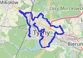 EDK 2018 - Trasa Marii Magdaleny, Tychy - Tychy (2018-03-17 06:22) - mapa trasy gps - marsz