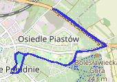 Trasa z dnia 2018-03-22 18:48 - mapa trasy gps - bieganie