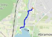 rozgrzewka - mapa trasy gps - bieganie