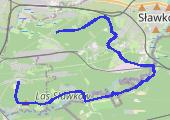 Trasa z dnia 2018-03-25 15:45 - mapa trasy gps - rower górski