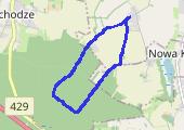 Trasa z dnia 2018-03-25 17:07 - mapa trasy gps - nordic walking