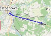 Trasa z dnia 2018-03-26 07:39 - mapa trasy gps - marsz