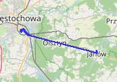 Trasa z dnia 2018-03-27 07:38 - mapa trasy gps - marsz